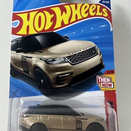 Hot Wheels Range Rover Velar – Gold (Then and Now Series)