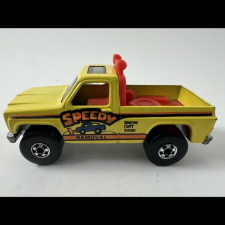 Hot Wheels 1979 Speedy Removal Snow Plow Truck Made In Hong Kong 1:64 Scale