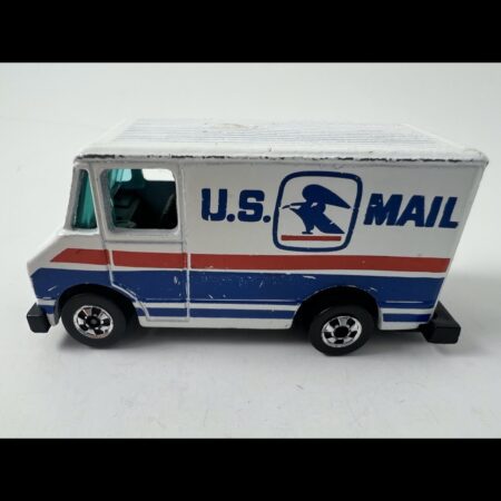 Vintage Hot Wheels 1976 Diecast White US Mail Truck USPS