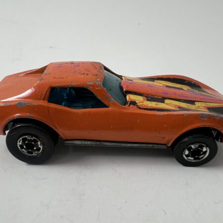 Hot Wheels 1975 Corvette Stingray Orange Blackwall
