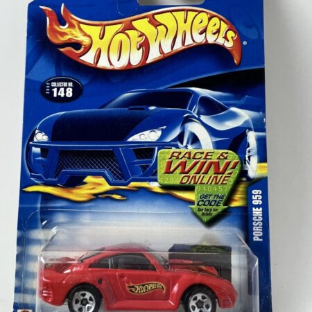 NEW 2002 Mattel Hot Wheels Die-Cast Metal Toy Race Car #148 Porsche 959