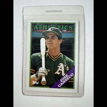 1989 Topps Jose Canseco #370 Baseball Card Oakland Athletics