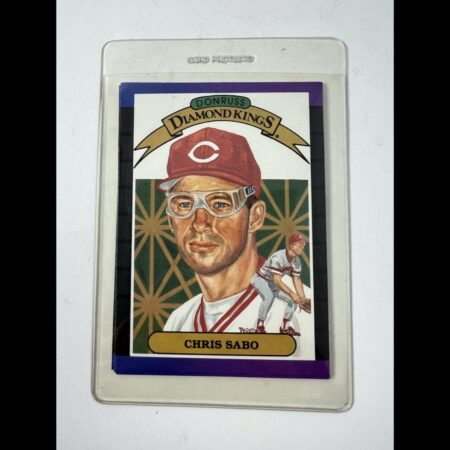 1988 Donruss Diamond Kings Chris Sabo #4 Baseball Card Cincinnati Reds