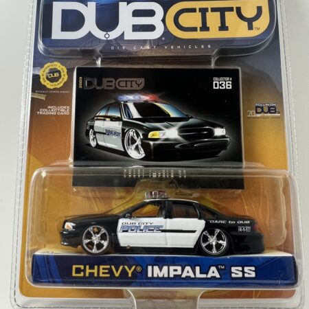 Dub City 1:64 Scale Diecast Chevy Impala SS Dub City Police Toy Car