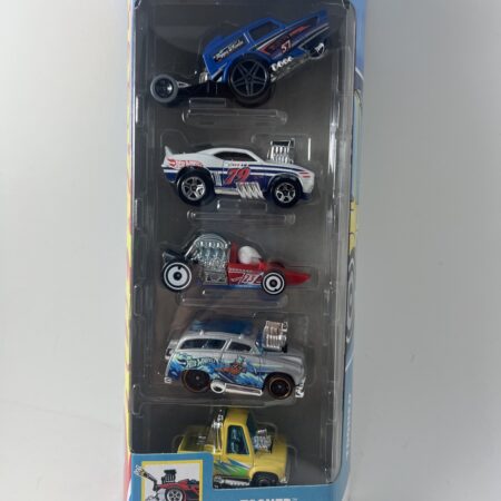 Hot Wheels 1:64 5-Car Pack Tooned 83 Silverado, 69 Camaro