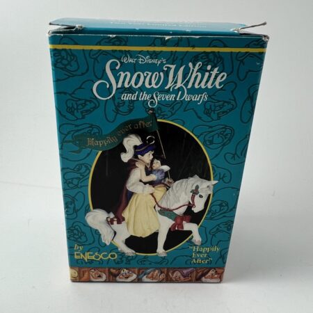 Vintage Enesco Disney Snow White Seven Dwarfs And Prince Christmas Ornament