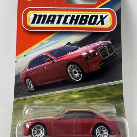 Matchbox BMW 7 Series Sedan – Red (2025 Release, Carded)
