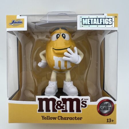 m and ms yellow character metalfigs die cast figure in packaging collectible toy
