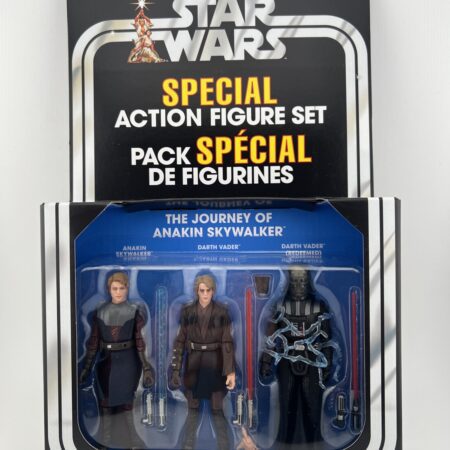 star wars special action figure set in packaging front view anakin skywalker figures