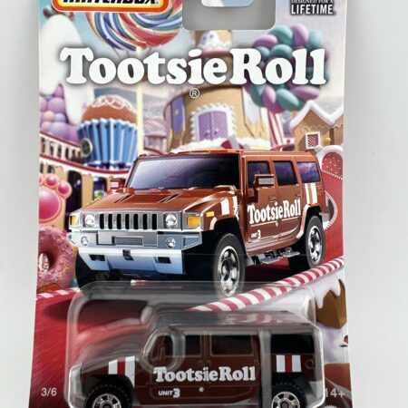tootsie roll diecast delivery truck in packaging candy themed collectible vehicle