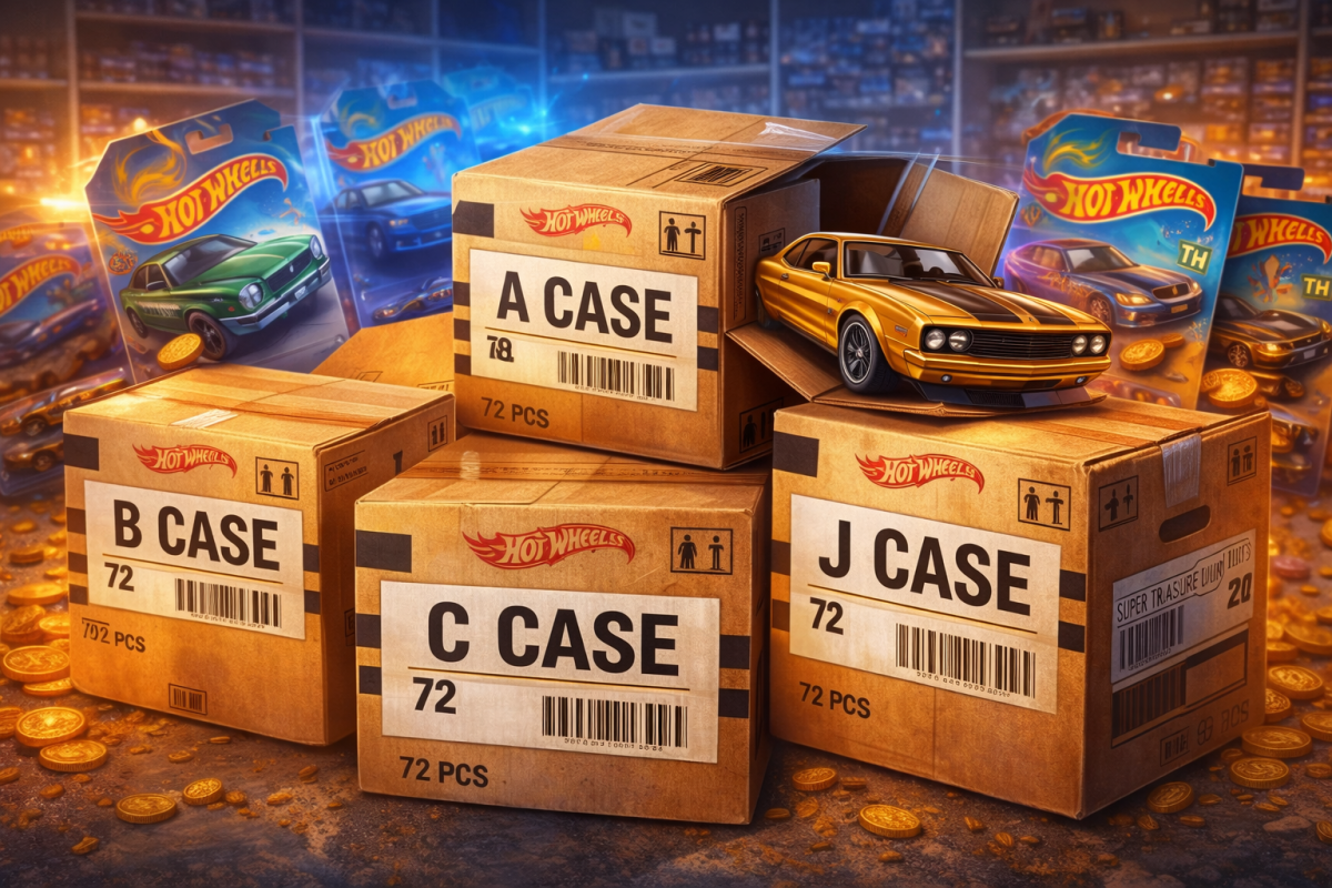 Hot Wheels case codes A Case B Case C Case J Case explained with Super Treasure Hunt cars Hot Wheels Case Codes Explained: Secrets to Hunt Smarter