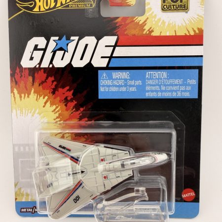Hot Wheels GI Joe Skystriker jet Pop Culture Premium diecast in packaging