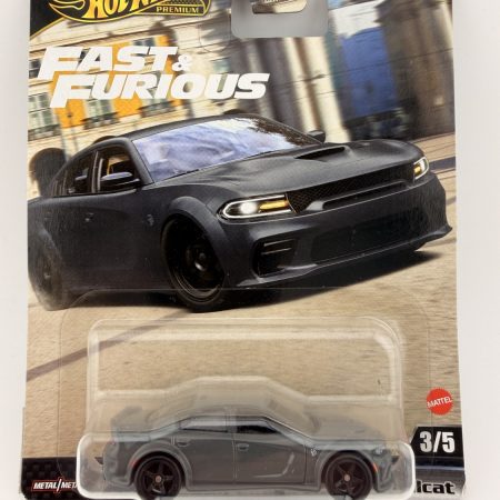 Hot Wheels Fast and Furious 2020 Dodge Charger Hellcat Premium diecast front in packaging