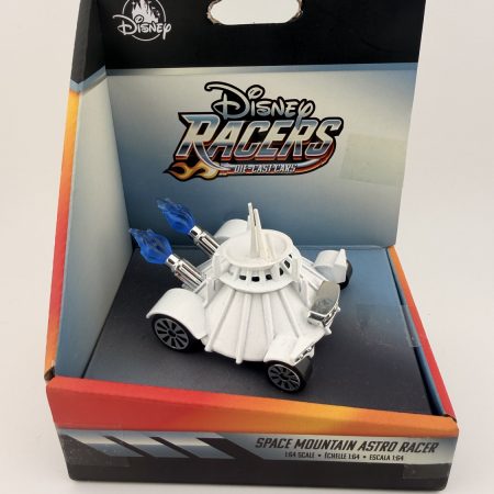 Disney Racers Space Mountain Astro Racer diecast car in display packaging with rocket boosters