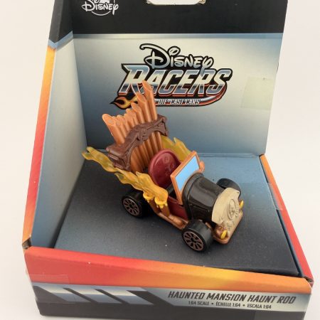 Disney Racers Haunted Mansion Haunt Rod diecast car in display packaging with flame details