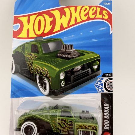 Hot Wheels Erikenstein Rod Green Rod Squad 117/250 Diecast Car